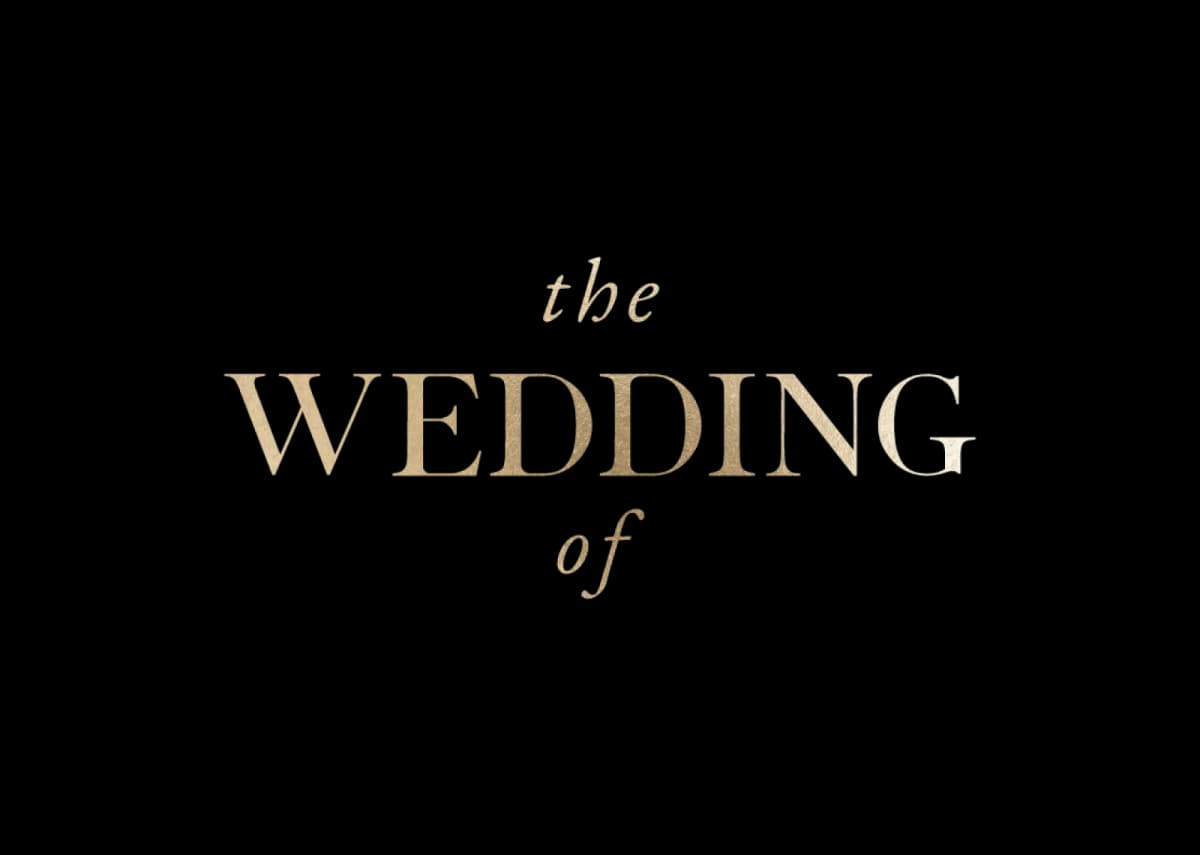 the WEDDING of